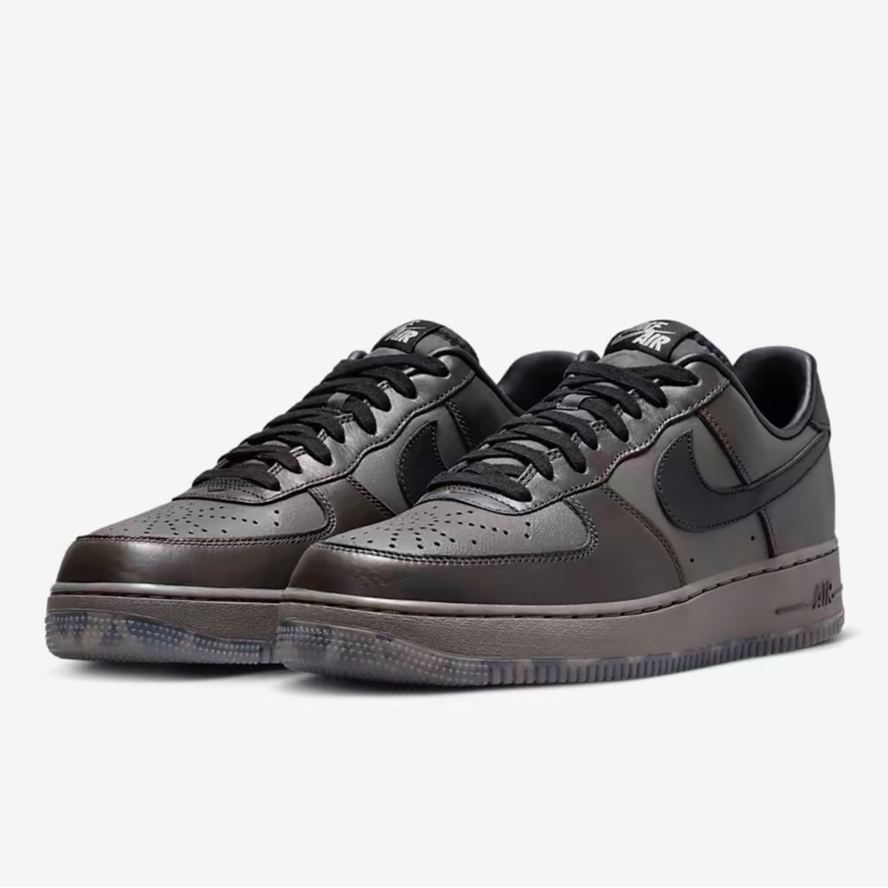 nike black tea air force 1s
